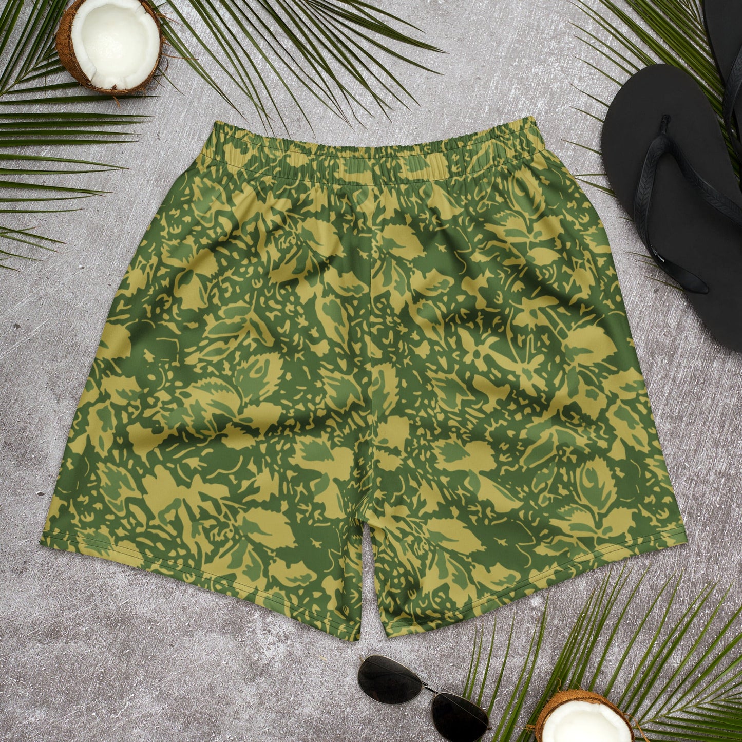 Romanian Soviet 1990 Leaf Spring CAMO Unisex Athletic Long Shorts