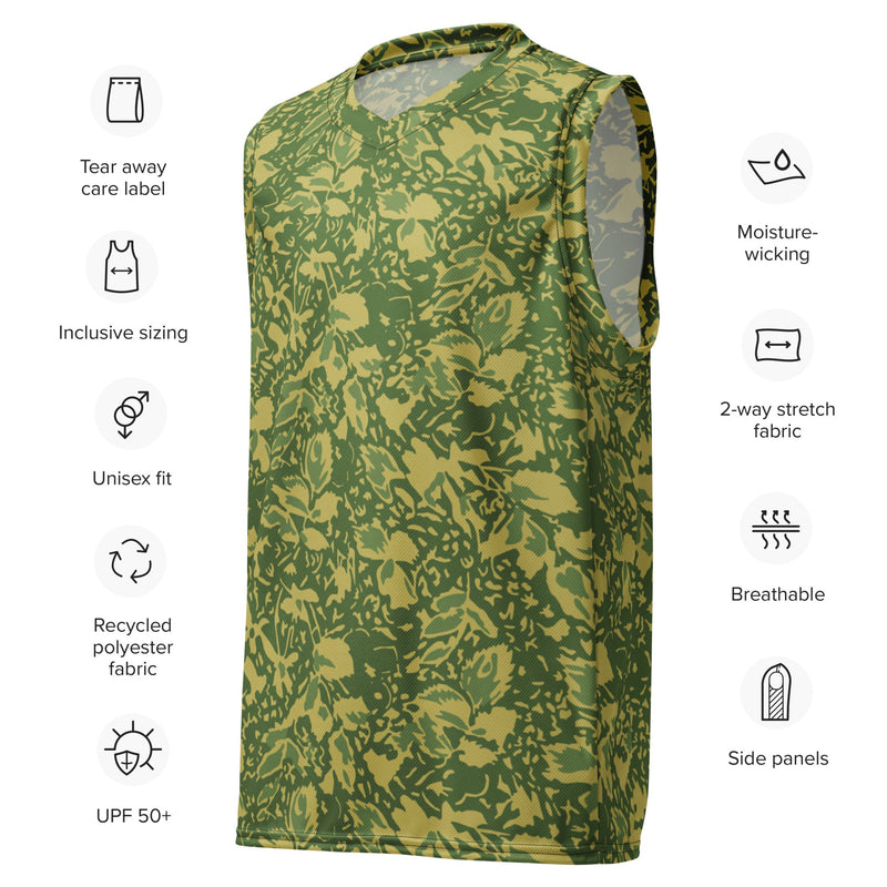 Leaf M90 Romanian Spring CAMO Unisex Basketball Jersey