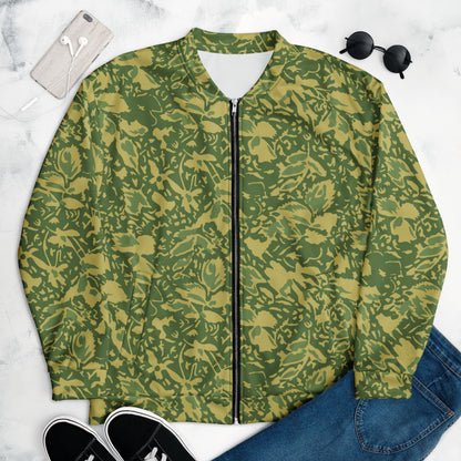 Romanian Soviet 1990 Leaf Spring CAMO Unisex Bomber Jacket - Jackets