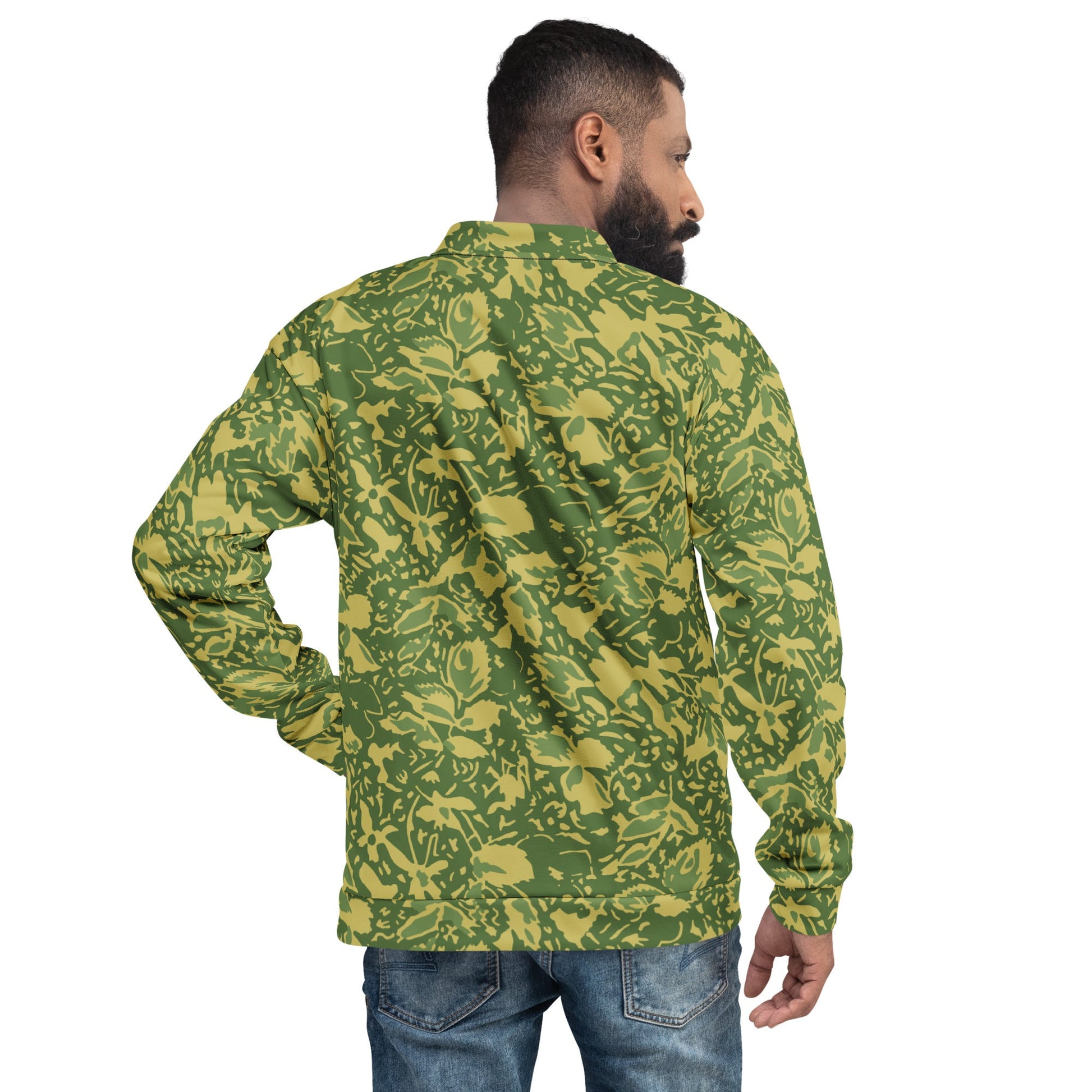 Romanian Soviet 1990 Leaf Spring CAMO Unisex Bomber Jacket - Jackets