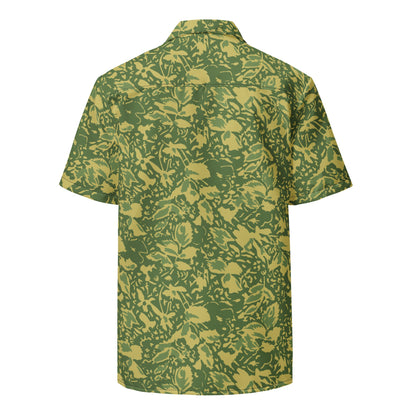 Romanian Soviet 1990 Leaf Spring CAMO Unisex button shirt - Button Shirts