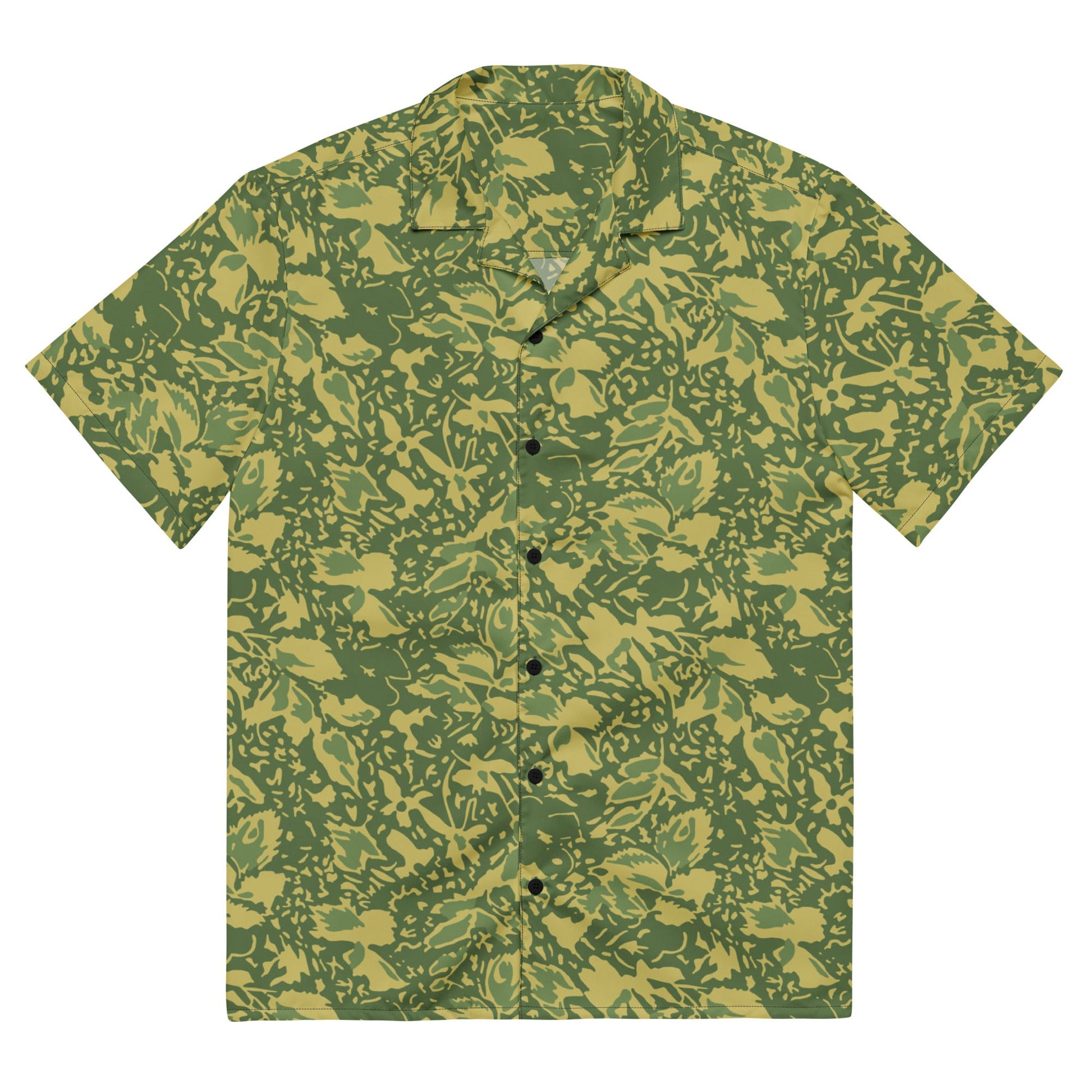 Romanian Soviet 1990 Leaf Spring CAMO Unisex button shirt - 2XS - Button Shirts