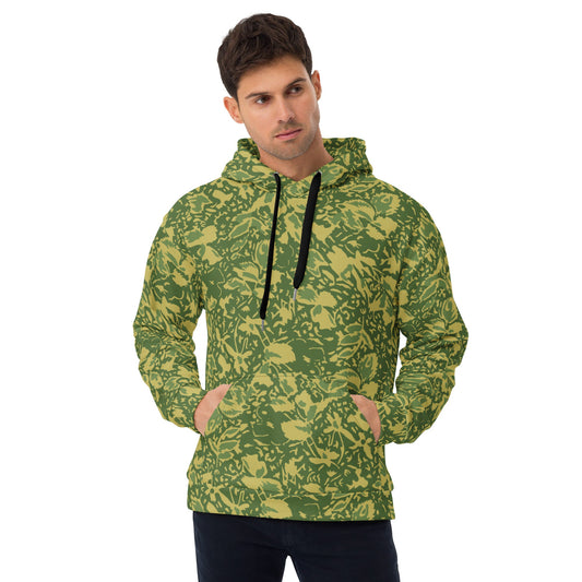 Romanian Soviet 1990 Leaf Spring CAMO Unisex Hoodie - 2XS - Hoodies