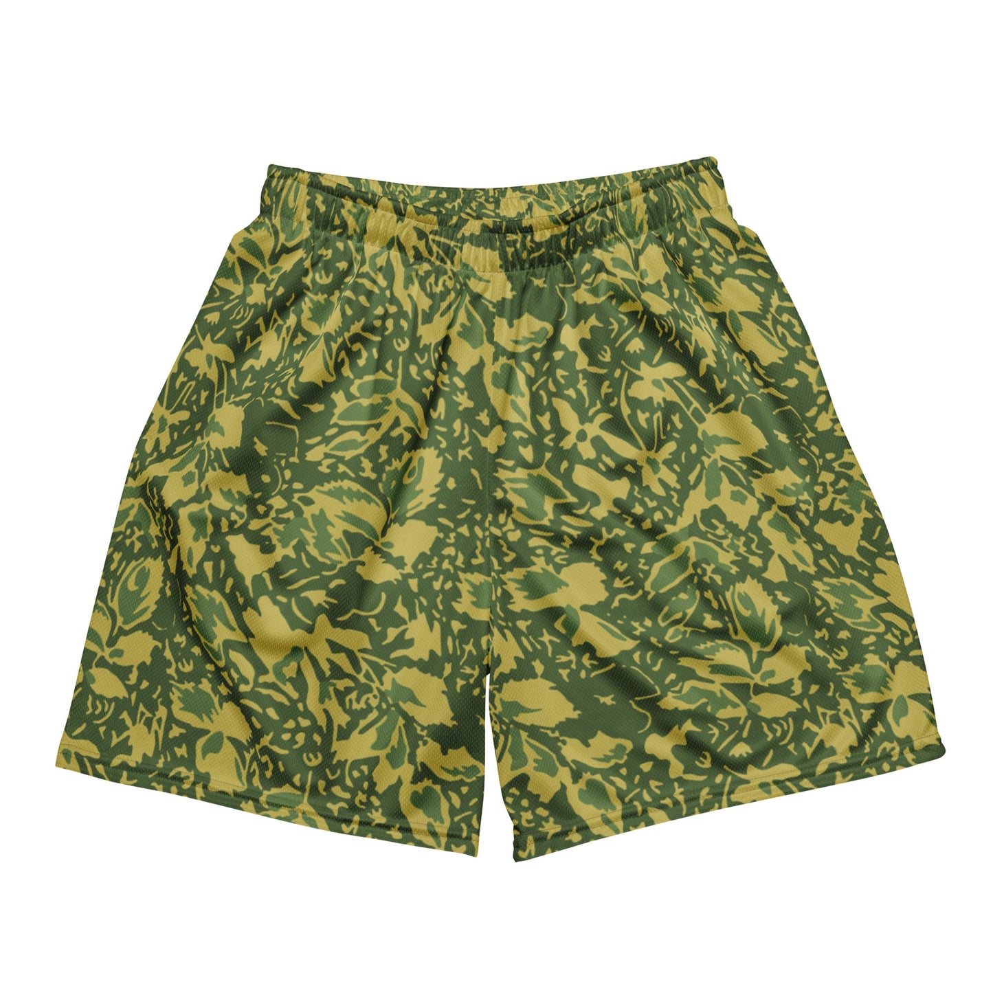 Romanian Soviet 1990 Leaf Spring CAMO Unisex mesh shorts - 2XS - Mesh Shorts