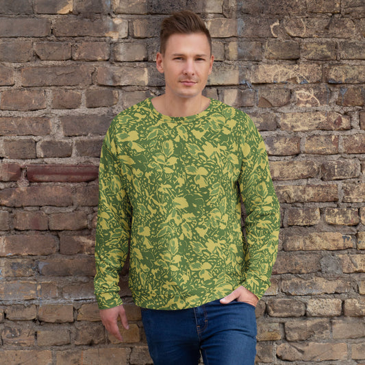 Romanian Soviet 1990 Leaf Spring CAMO Unisex Sweatshirt - 2XS - Sweatshirts