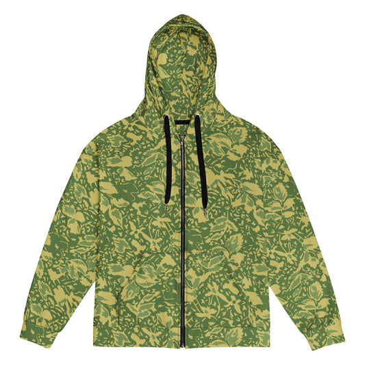 Romanian Soviet 1990 Leaf Spring CAMO Unisex zip hoodie - 2XS - Zip Hoodies