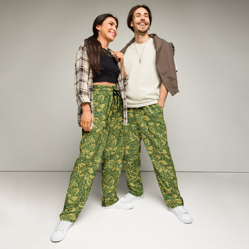 Leaf M90 Romanian Spring CAMO Unisex Wide-Leg Joggers - 2XS