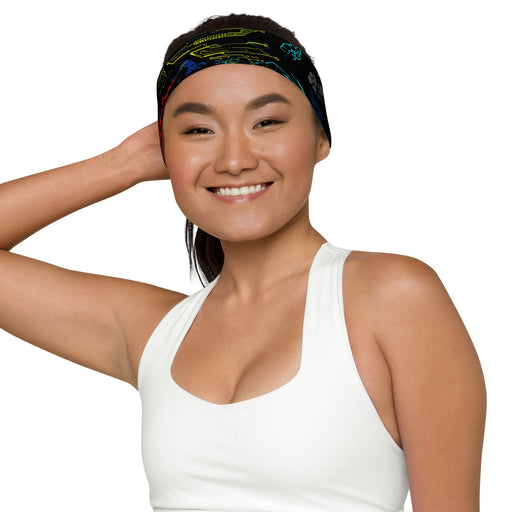 Ronin Neon Wraith Cyber CAMO Headband - M - Head