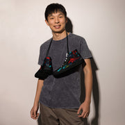 Ronin Neon Wraith Cyber CAMO Mens High-Top Canvas Shoes