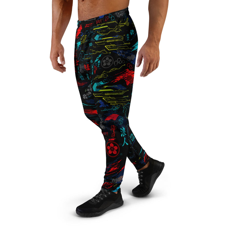 Ronin Neon Wraith Cyber CAMO Mens Joggers - Men