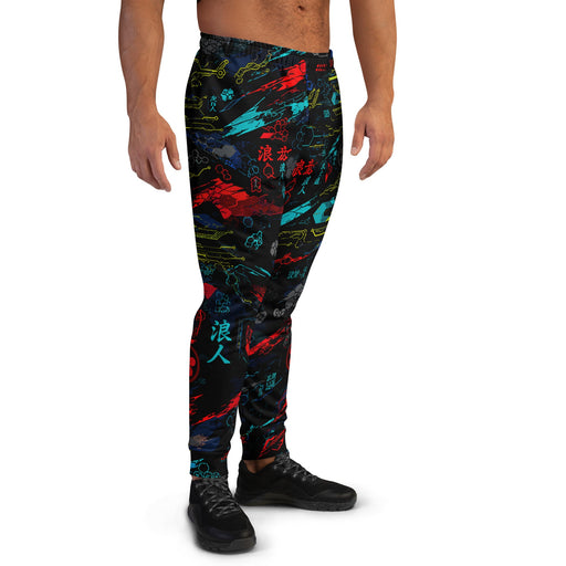 Ronin Neon Wraith Cyber CAMO Mens Joggers - Men