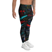 Ronin Neon Wraith Cyber CAMO Mens Leggings - Men