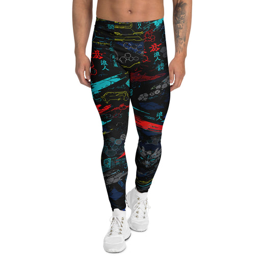 Ronin Neon Wraith Cyber CAMO Mens Leggings - XS - Men