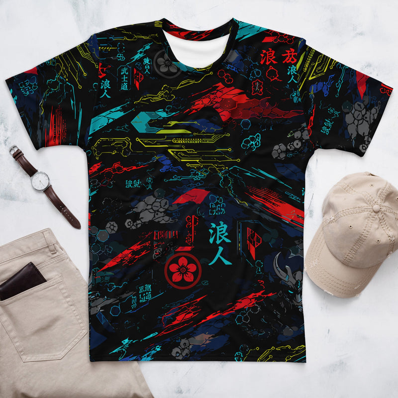 Ronin Neon Wraith Cyber CAMO Mens T-Shirt - XS - Shirt - Tee