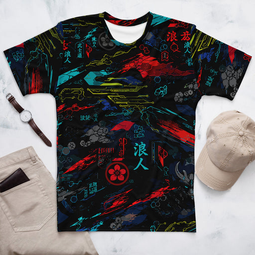 Ronin Neon Wraith Cyber CAMO Mens T-Shirt - XS - Shirt - Tee