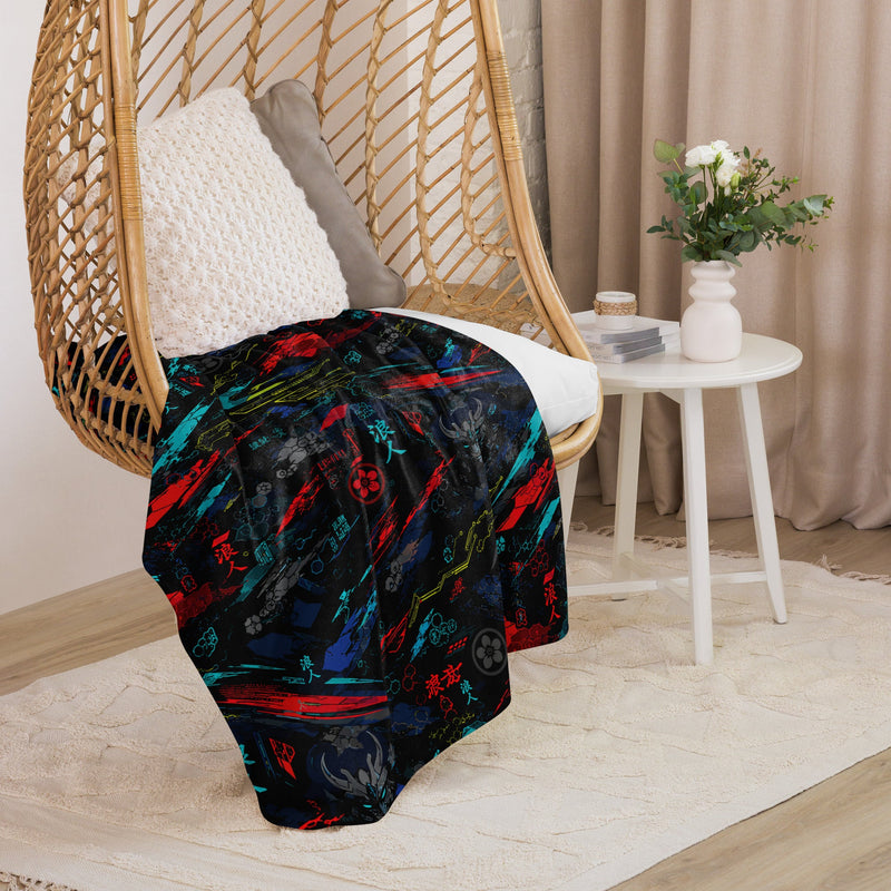 Ronin Neon Wraith Cyber CAMO Sherpa Blanket