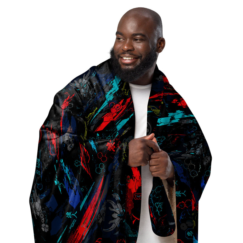 Ronin Neon Wraith Cyber CAMO Sherpa Blanket