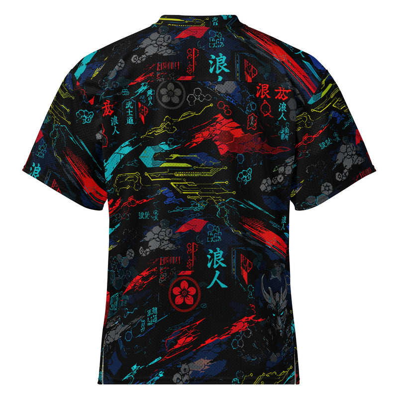 Ronin Neon Wraith Cyber CAMO Unisex American Football Jersey