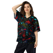 Ronin Neon Wraith Cyber CAMO Unisex American Football Jersey