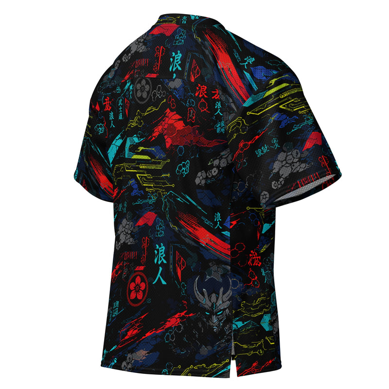 Ronin Neon Wraith Cyber CAMO Unisex American Football Jersey