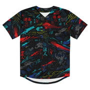 Ronin Neon Wraith Cyber CAMO Unisex Baseball Jersey