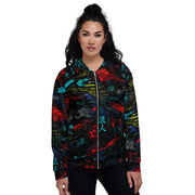 Ronin Neon Wraith Cyber CAMO Unisex Bomber Jacket