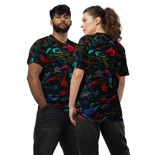 Ronin Neon Wraith Cyber CAMO Unisex Sports Jersey - 2XS
