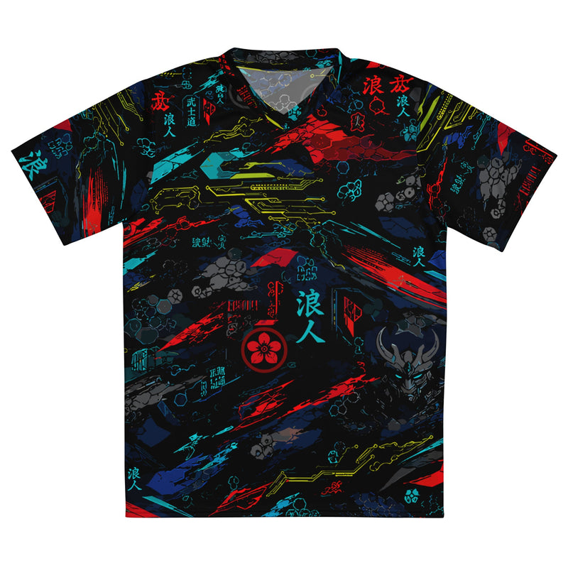 Ronin Neon Wraith Cyber CAMO Unisex Sports Jersey