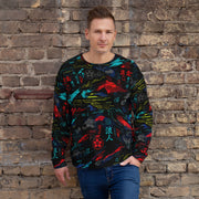 Ronin Neon Wraith Cyber CAMO Unisex Sweatshirt - 2XS