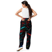 Ronin Neon Wraith Cyber CAMO Unisex Wide-Leg Joggers