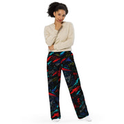 Ronin Neon Wraith Cyber CAMO Unisex Wide-Leg Leisure Pants - Pant