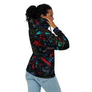 Ronin Neon Wraith Cyber CAMO Unisex Zip Hoodie