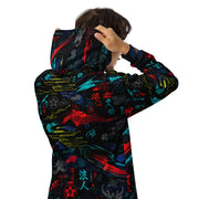 Ronin Neon Wraith Cyber CAMO Unisex Zip Hoodie