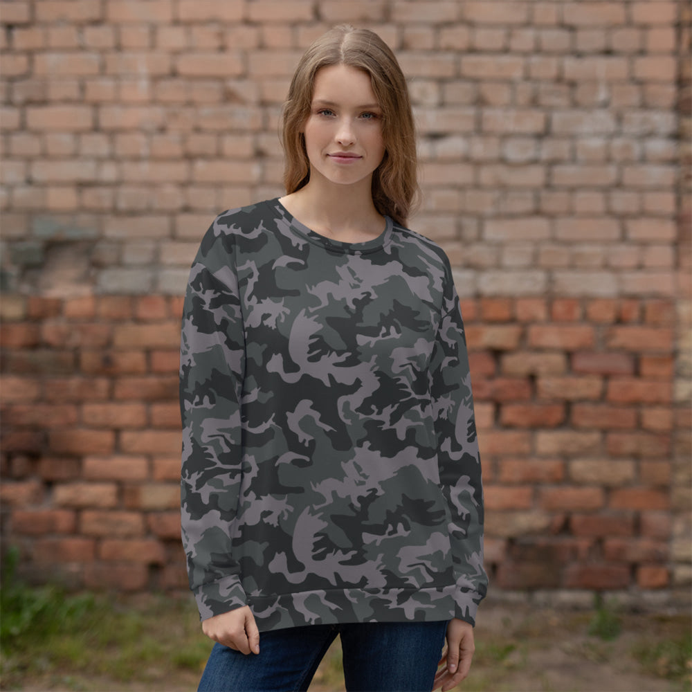 Rothco Style ERDL Black Urban CAMO Unisex Sweatshirt