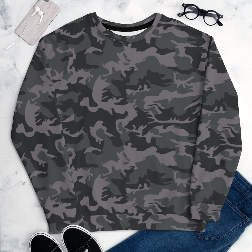 Rothco Style ERDL Black Urban CAMO Unisex Sweatshirt