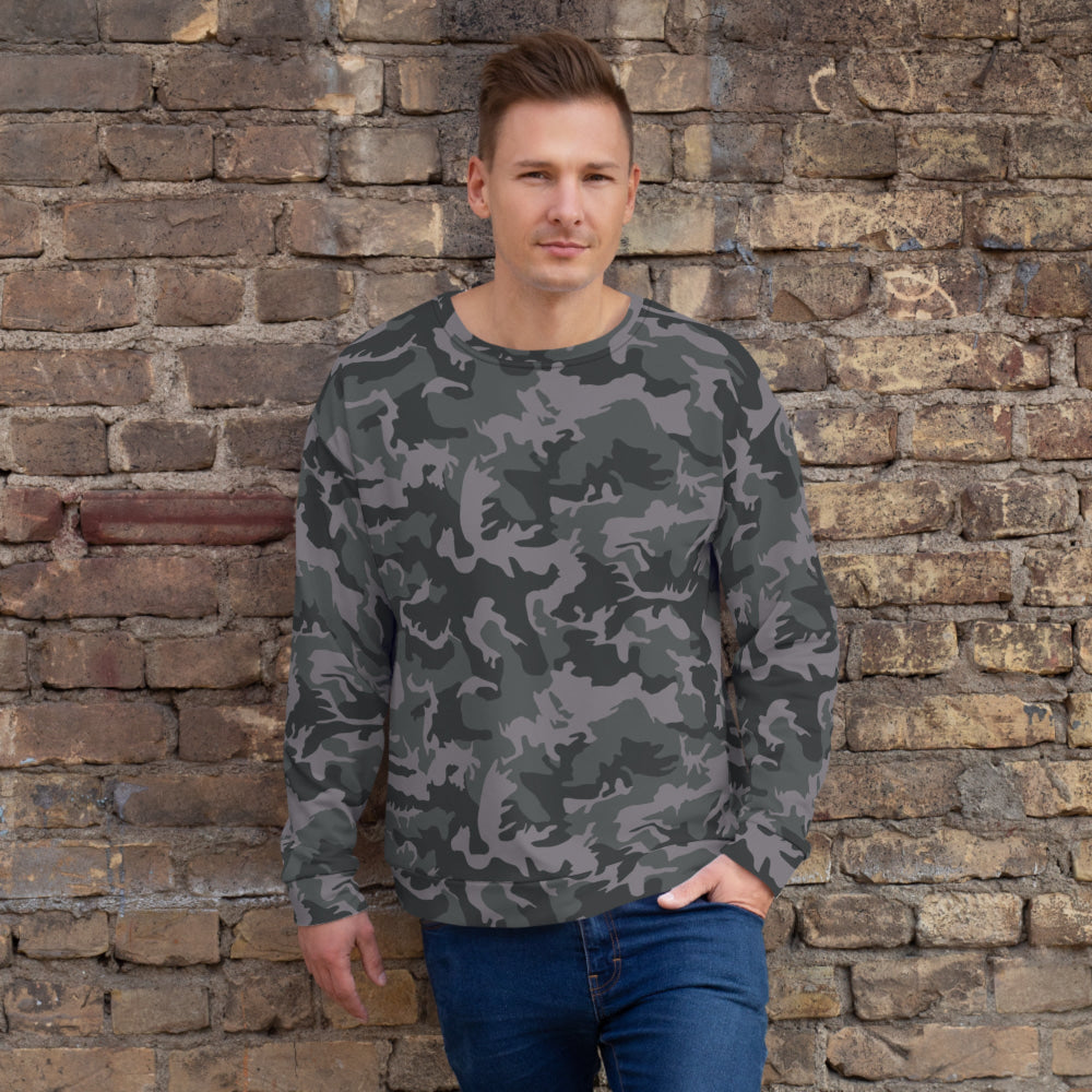 Rothco Style ERDL Black Urban CAMO Unisex Sweatshirt - XS