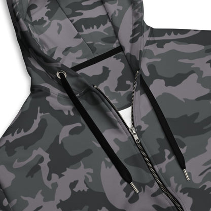 Rothco Style ERDL Black Urban CAMO Unisex zip hoodie - Unisex Zip Hoodie
