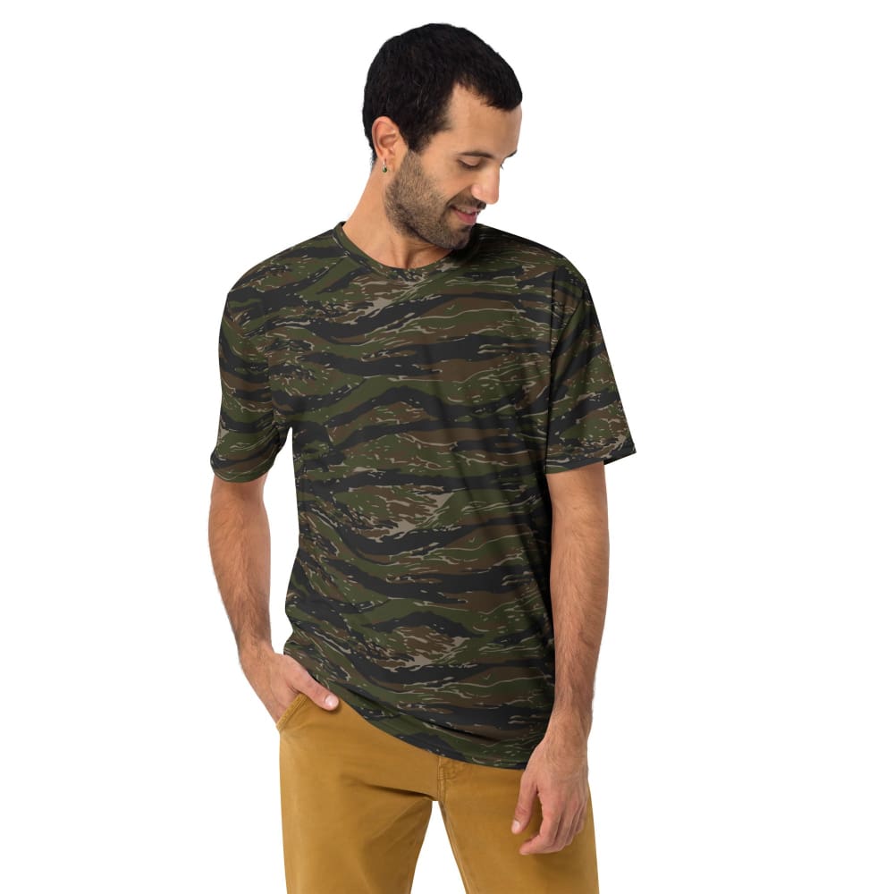 Rothco Style Vietnam Tiger Stripe CAMO Men’s t - shirt - Mens t - shirt