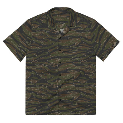 Rothco Style Vietnam Tiger Stripe CAMO Unisex button shirt - 2XS - Button Shirt