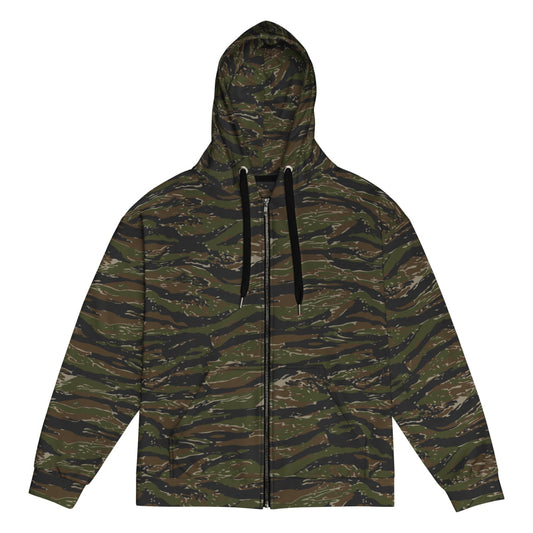 Rothco Style Vietnam Tiger Stripe CAMO Unisex zip hoodie - Zip Hoodie