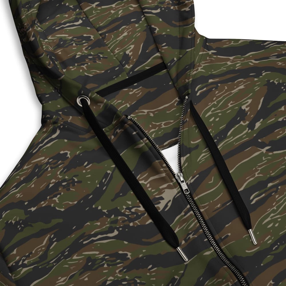 Rothco Style Vietnam Tiger Stripe CAMO Unisex zip hoodie - Unisex zip hoodie