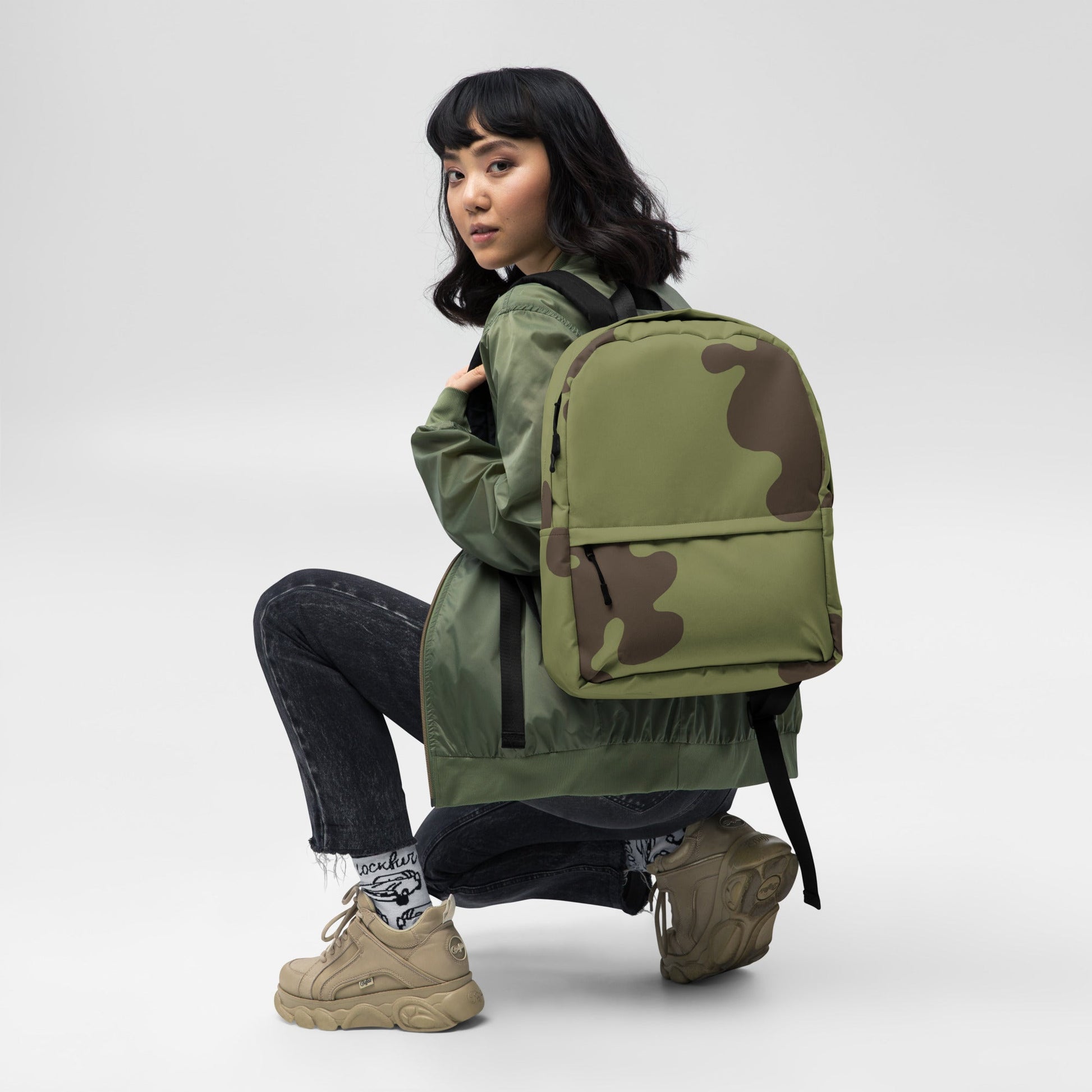 Russian Amoeba Green and Brown CAMO Backpack Backpacks