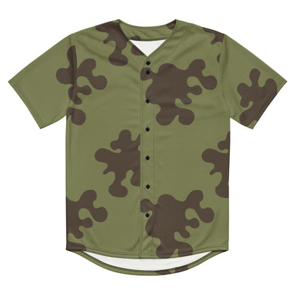 Russian Amoeba Green and Brown CAMO baseball jersey - Baseball Jerseys