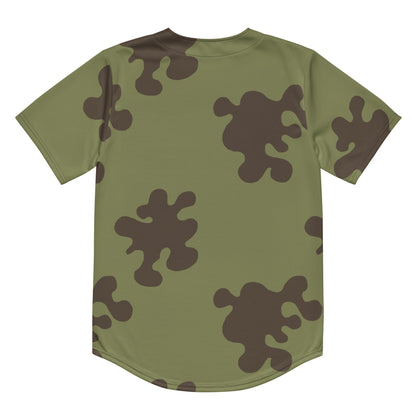 Russian Amoeba Green and Brown CAMO baseball jersey - Baseball Jerseys