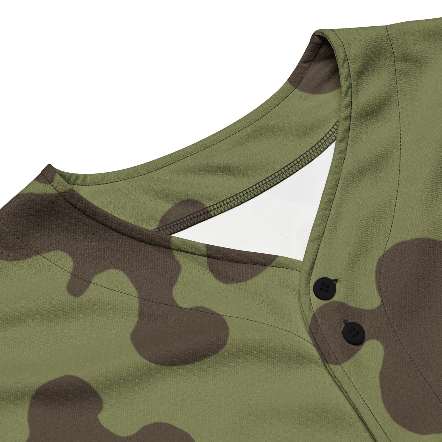 Russian Amoeba Green and Brown CAMO baseball jersey - Baseball Jerseys