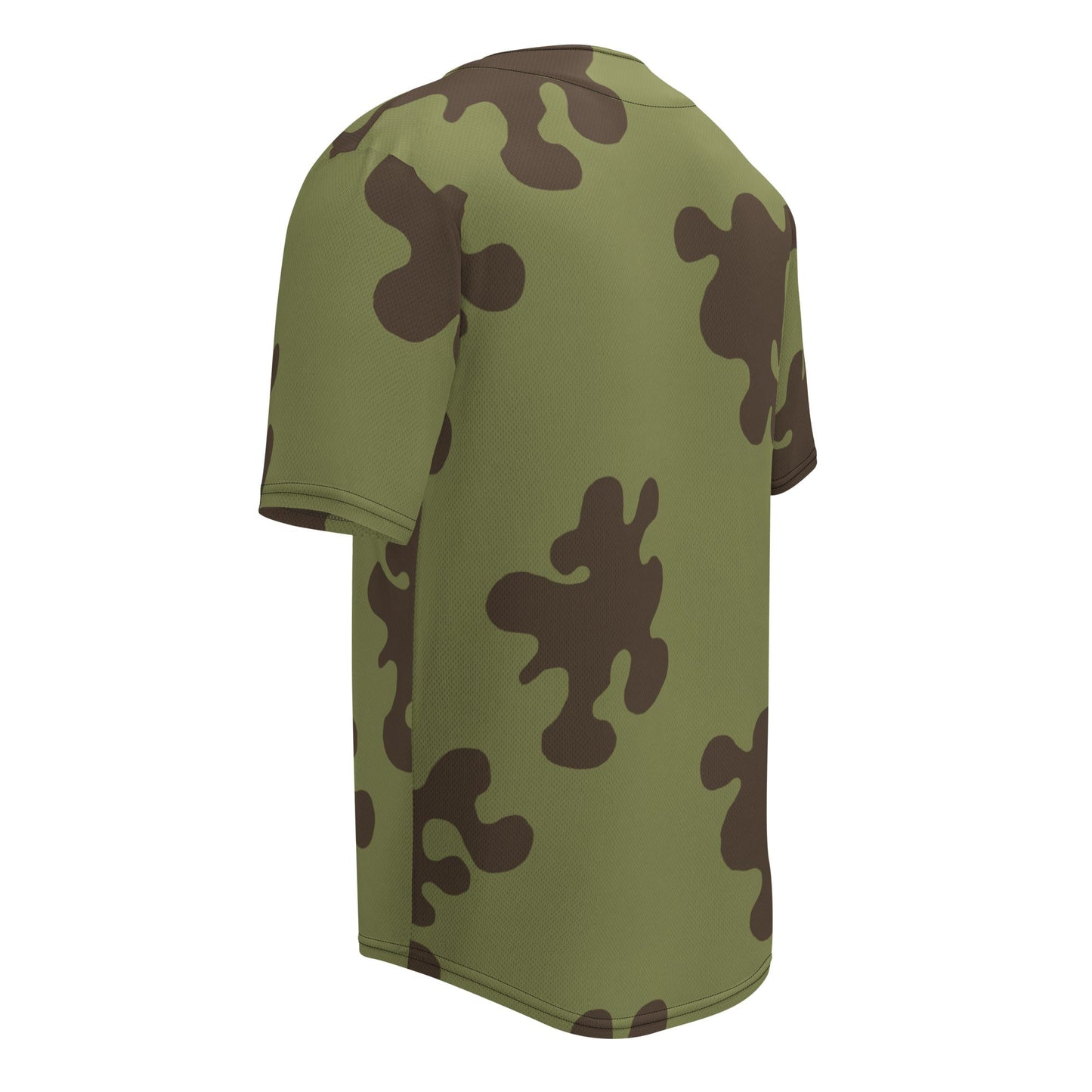 Russian Amoeba Green and Brown CAMO baseball jersey - Baseball Jerseys