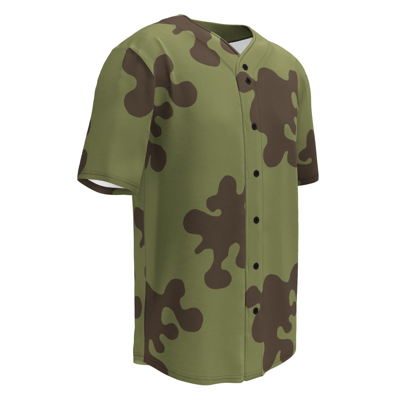Russian Amoeba Green and Brown CAMO baseball jersey - Baseball Jerseys