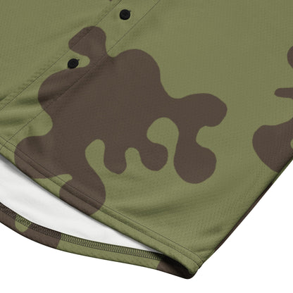 Russian Amoeba Green and Brown CAMO baseball jersey - Baseball Jerseys
