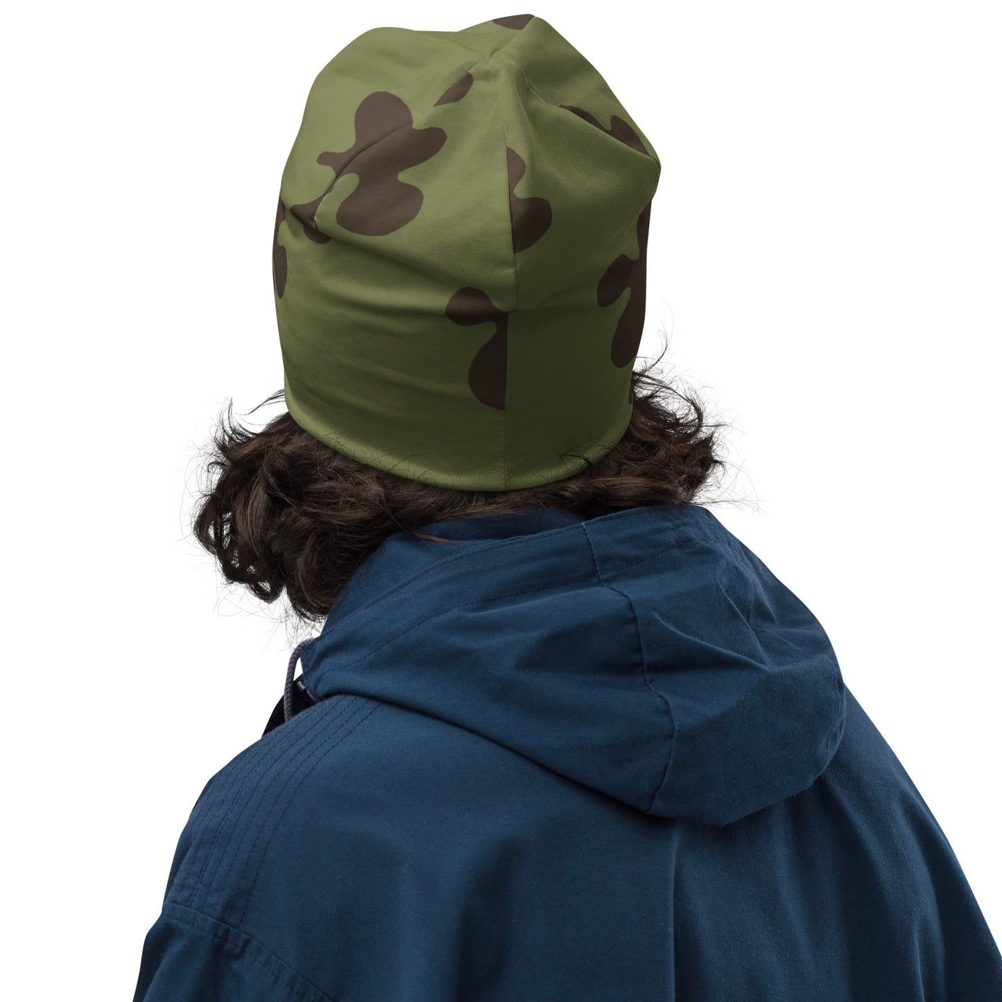 Russian Amoeba Green and Brown CAMO Beanie - Beanies