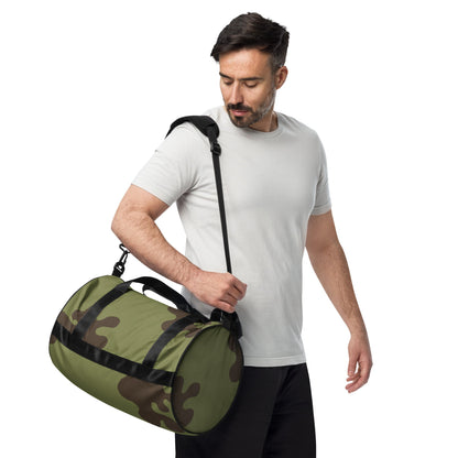 Russian Amoeba Green and Brown CAMO gym bag - Gym Bags